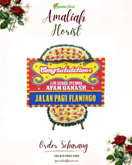 Sewa Papan Bunga Brebeg